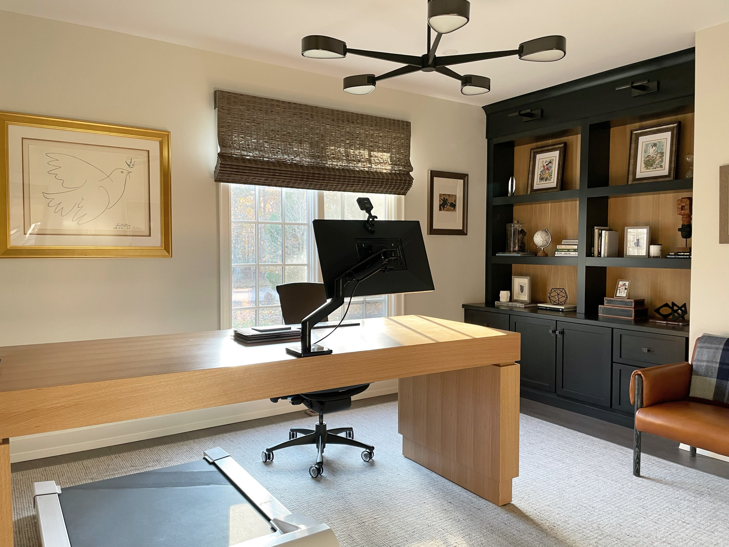 Home office with treadmill new arrivals