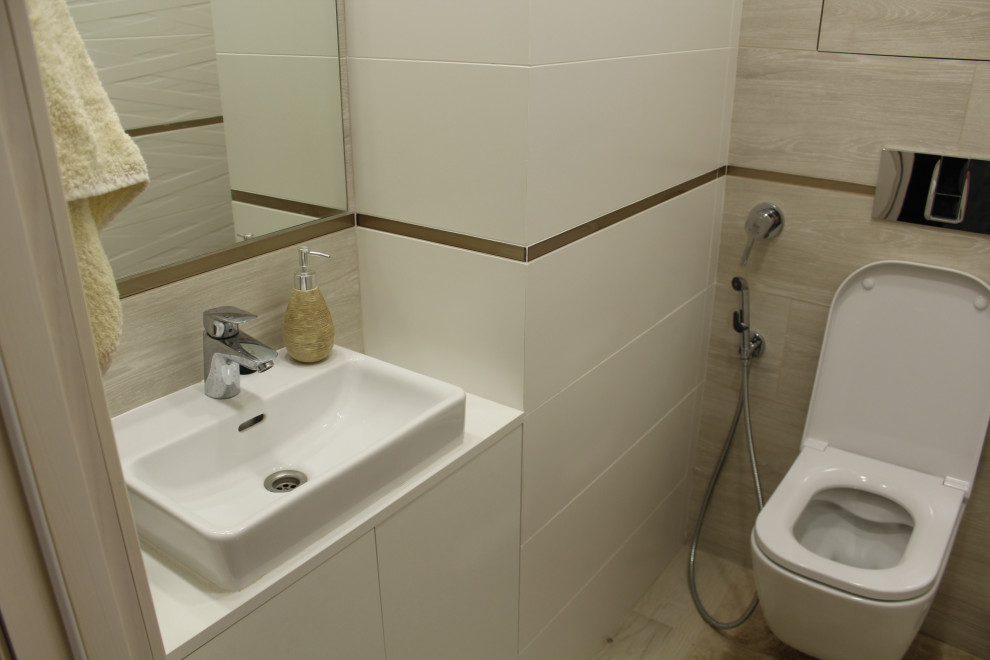 Современная квартира с аутентичными элементами.