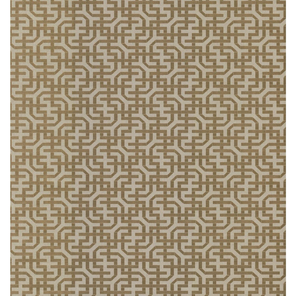 Dynastic Lattice Wallpaper Contemporary Wallpaper by York