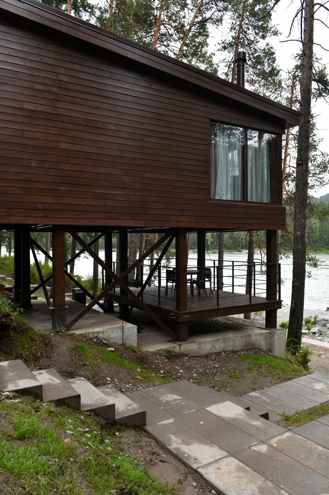 отдельно стоящие дома в эко-отеле Алтика