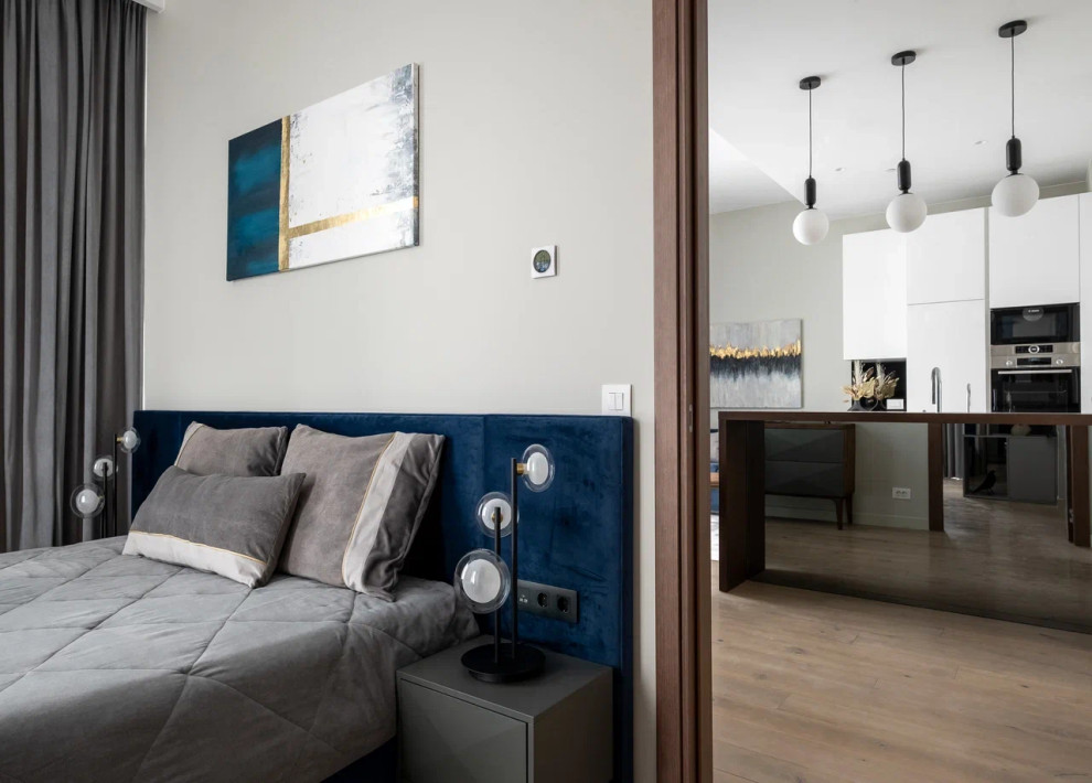 Дизайн интерьера апартаментов в Neva Towers, Москва-Сити (70 м2)