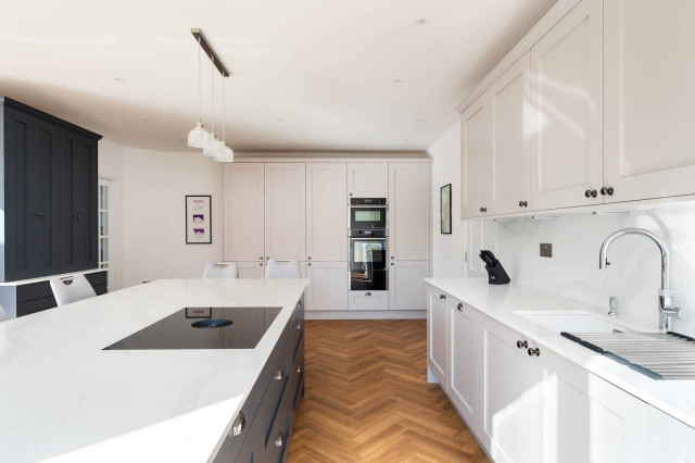 Classic Grey & Blue Shaker Kitchen traditional-kitchen