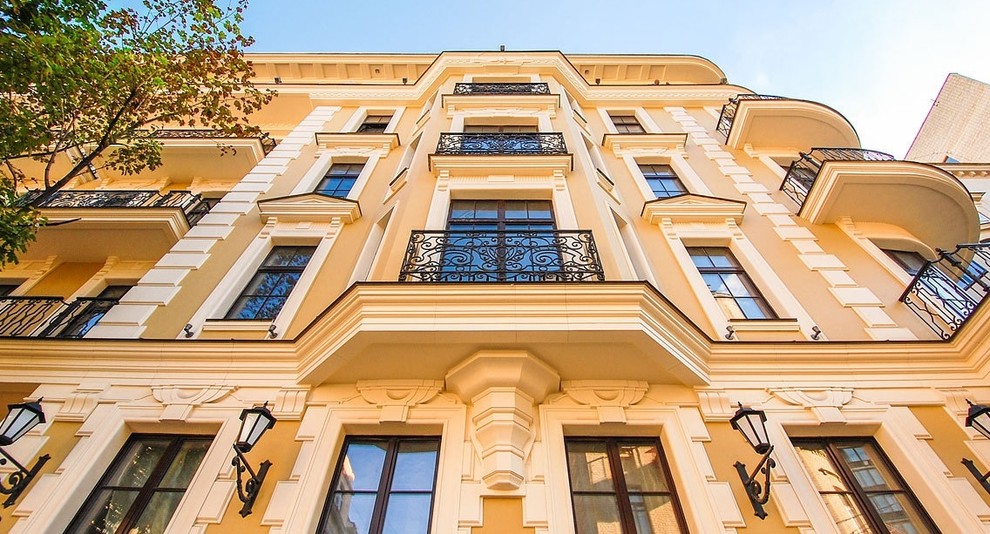 Нащокинский 7 Фасад дома. Фрагмент