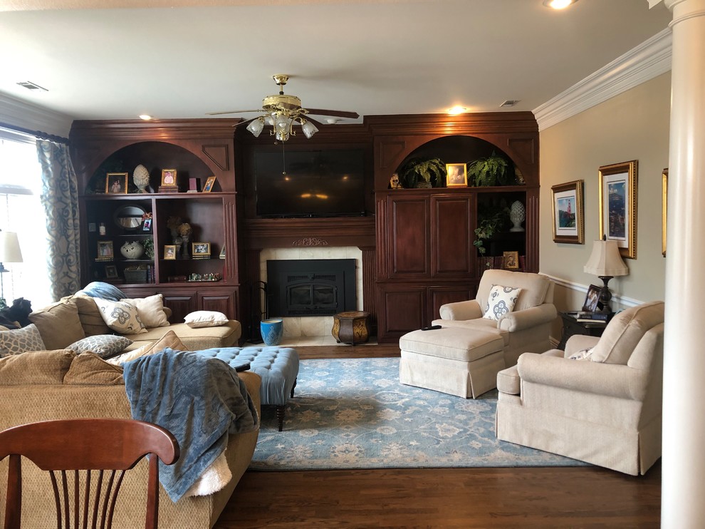 Help! Should I paint my builtins and mantle or keep the stain?