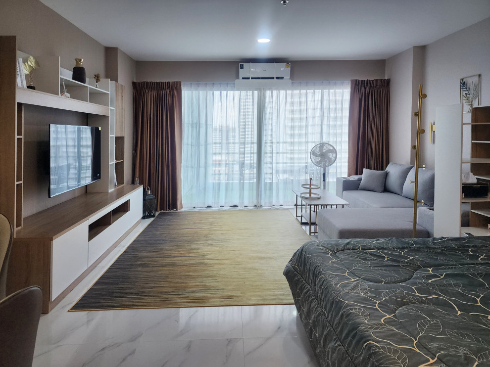 Дизайн проект студии 48м2 "под ключ"