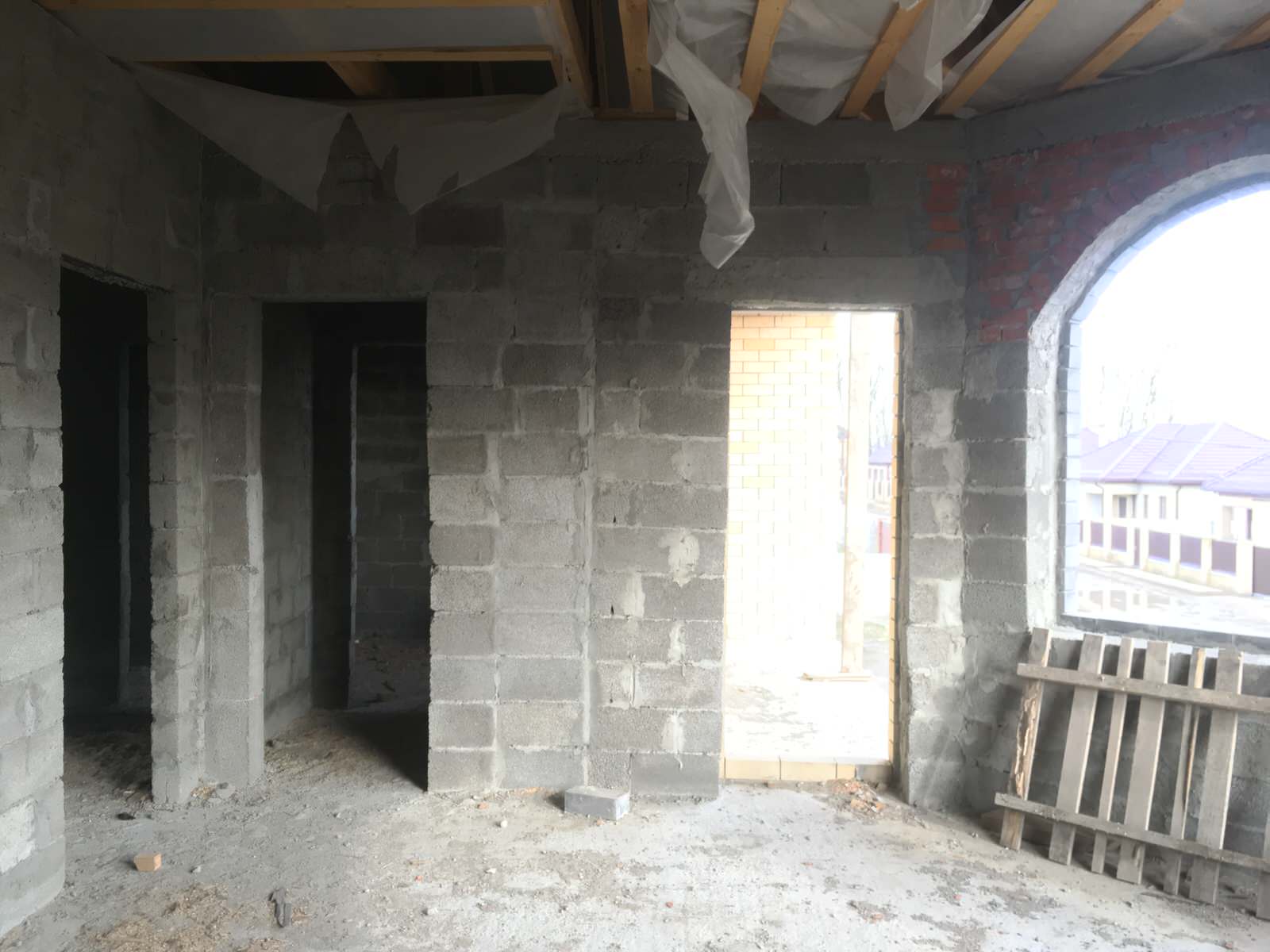 Двухэтажный дом в стиле лофт