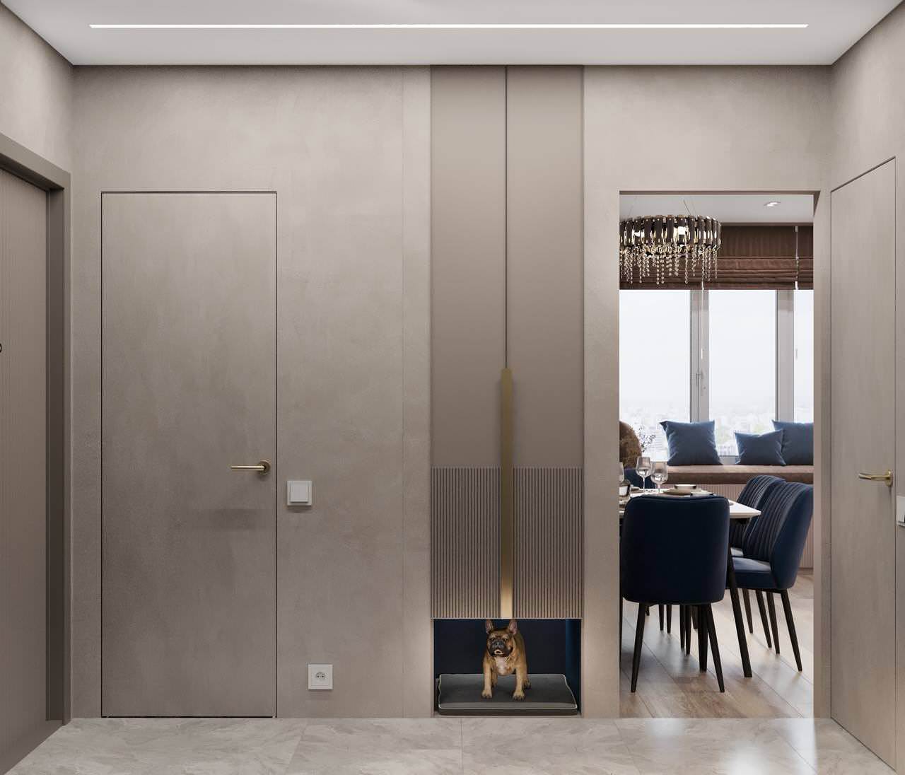 Дизайн-проект ЖК Айлант 54 кв.м