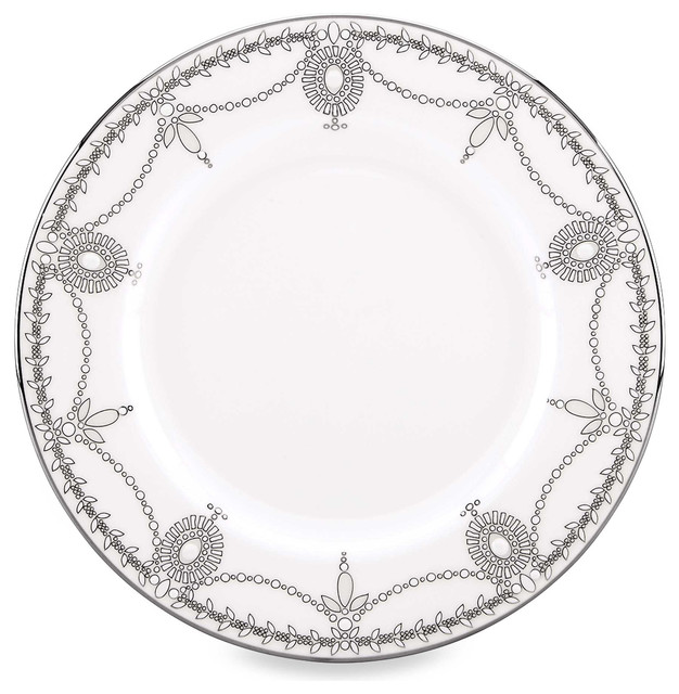 Marchesa Empire Pearl Salad Plates, Set of 4 Traditional Salad And
