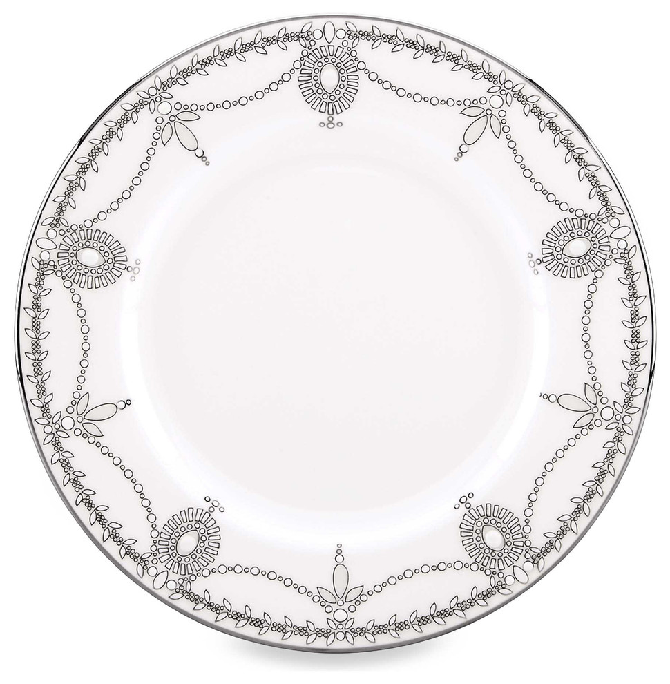 Marchesa Empire Pearl Salad Plates, Set of 4 Traditional Salad And