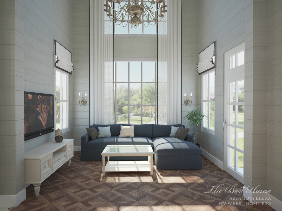 Дизайн  загородного коттеджа в поселке Большая Медведица