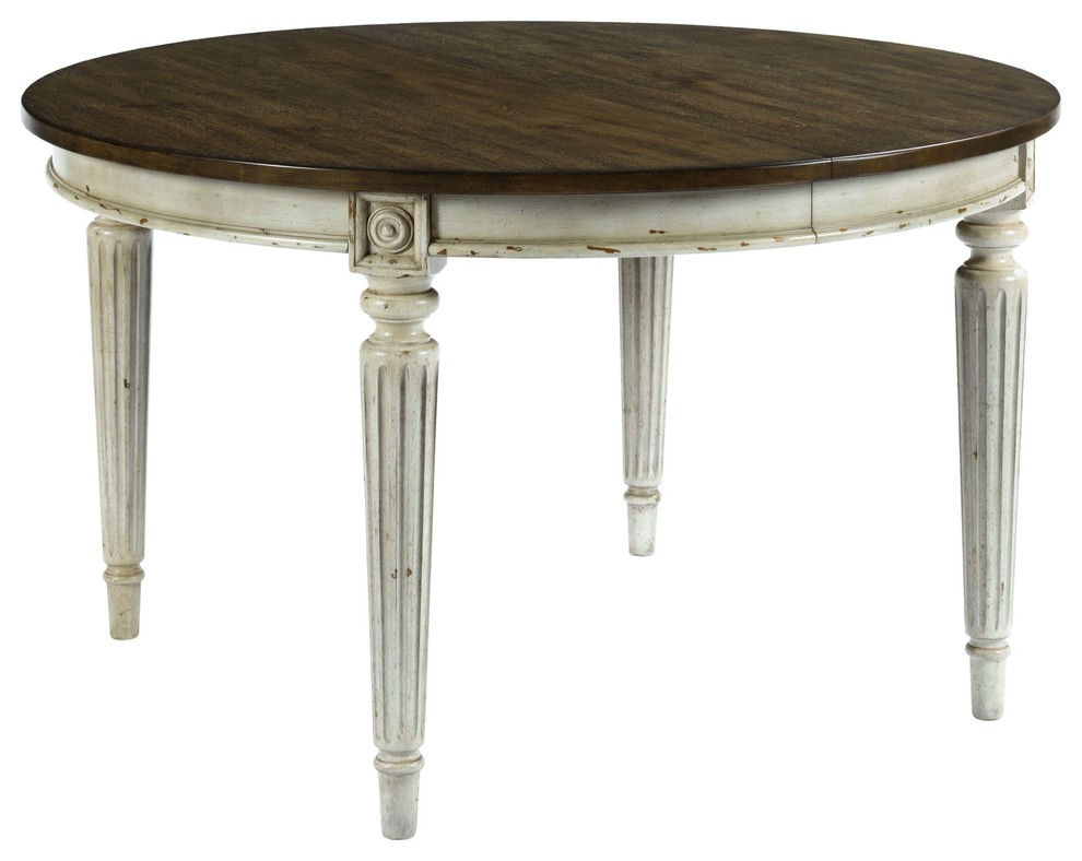 Emma Mason Signature Marvelous Dining Table in Fossil and Parchment