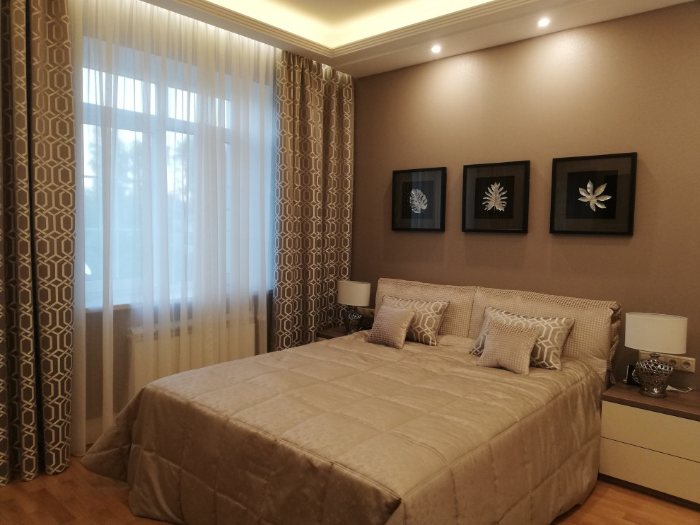 Дом в стиле американская классика, неоклассика. Фото в процессе