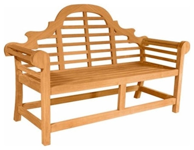 Marlborough 2 Seater Bench Traditional Outdoor Benches By