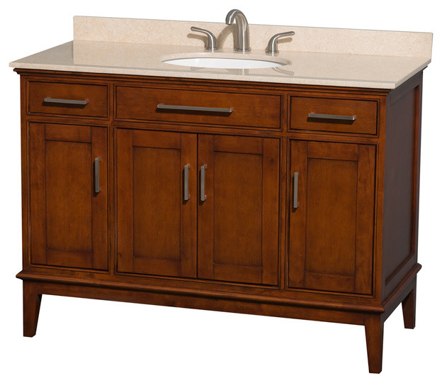 Hatton Vanity, 48 inch Single Traditional Bathroom Vanities And
