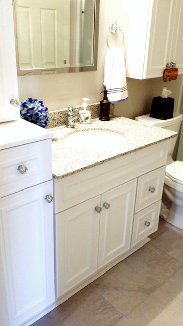 Blinged Out Hall Bathroom contemporary-bathroom