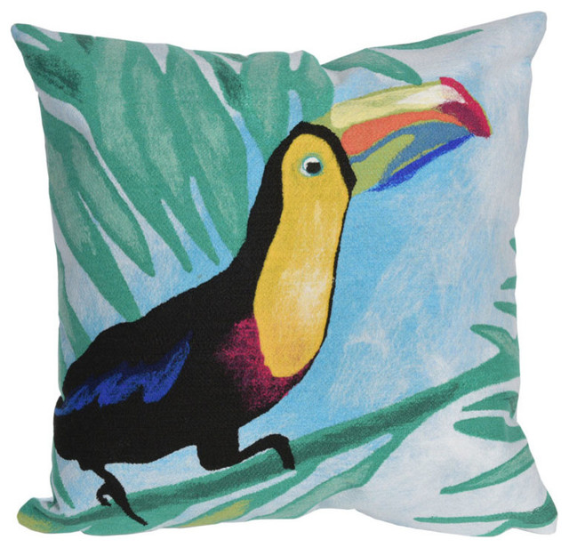 Liora Manne Visions Iii Toucan Accent Pillow 12 X20 Tropical