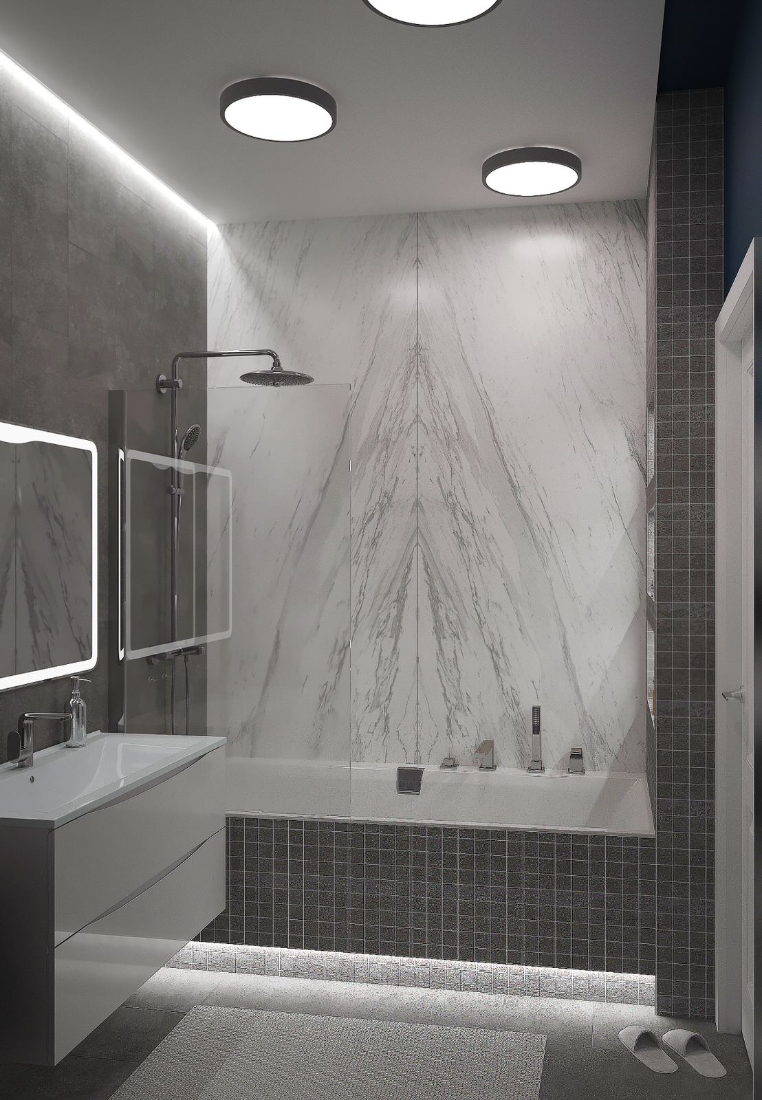 С/у и ванная комната в квартире холостяка, г. Краснодар, ул. Стахановская, д.1