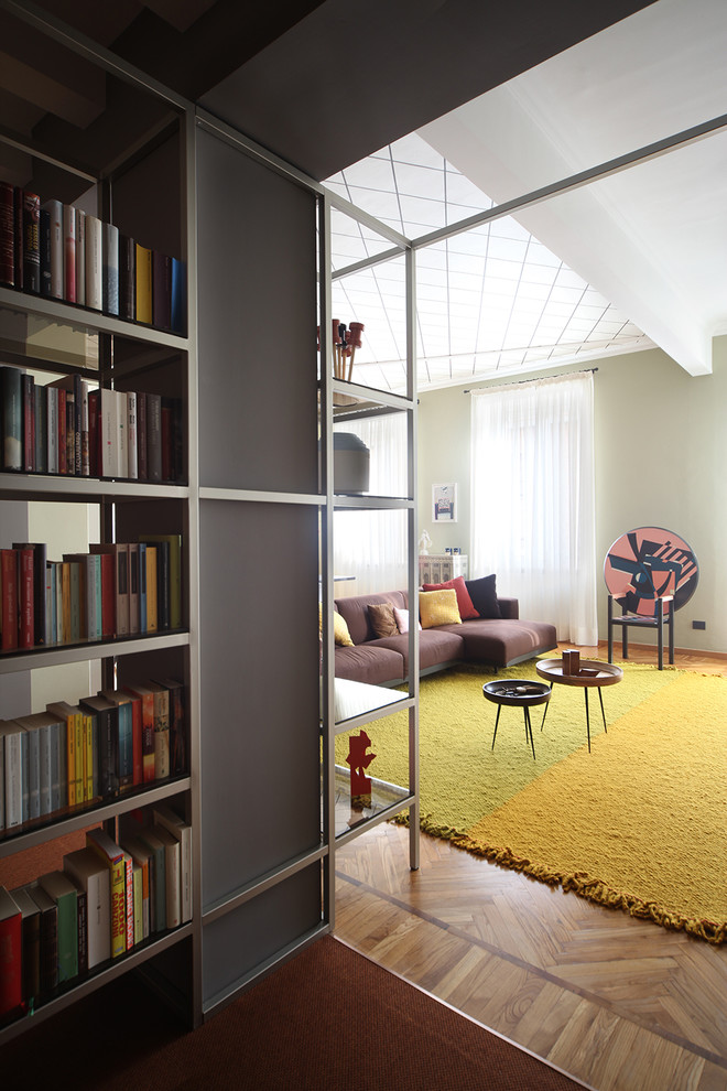 Design ideas for an eclectic living room in Turin.