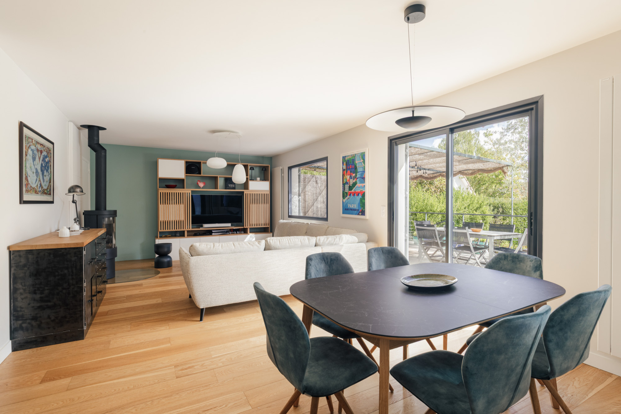 Création des espaces et sélection de mobilier