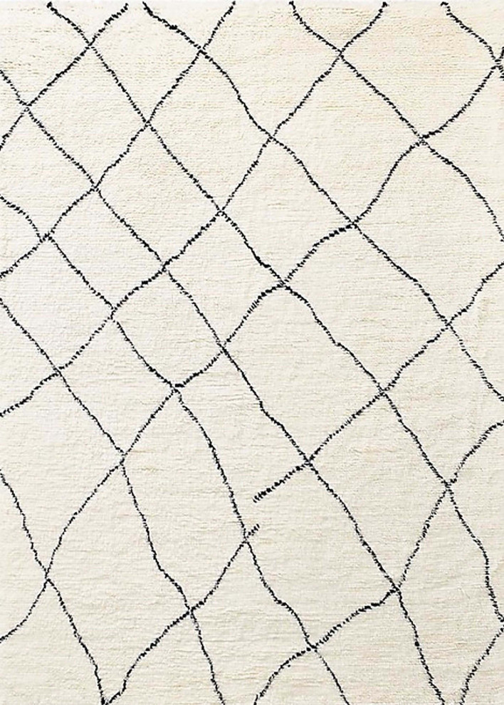 Ahgly Company Indoor Rectangle MidCentury Modern Area Rugs, 5' x 7