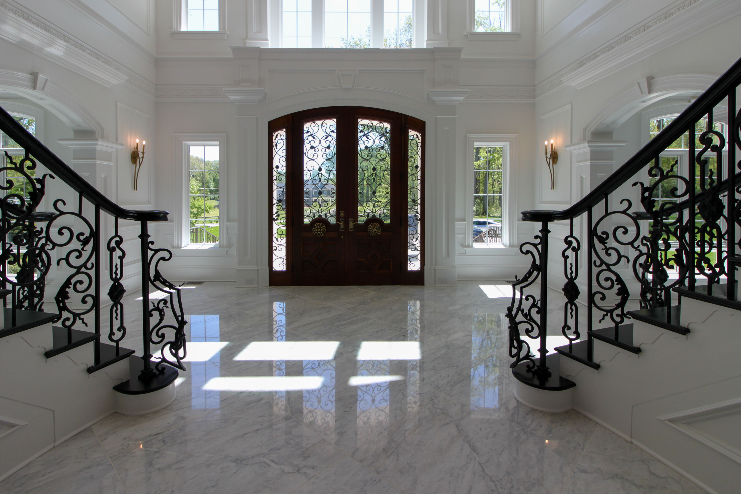 92_Grand Double Staircase in Exquisite Custom Home, Great Falls VA 22066