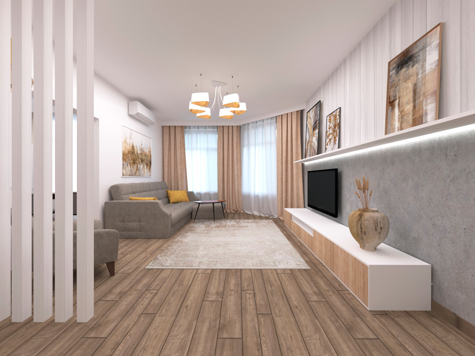 Сканди интерьер в Нижневартовске