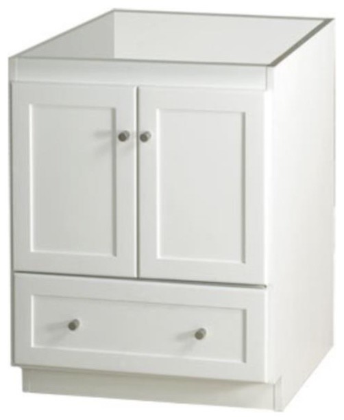 Ronbow Essentials Shaker 30" Bathroom Vanity Base, White