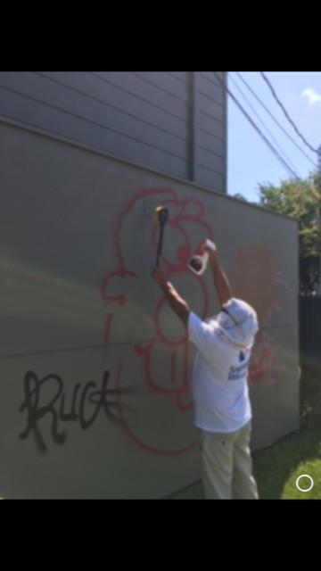 Graffiti Removal Hardie Panels