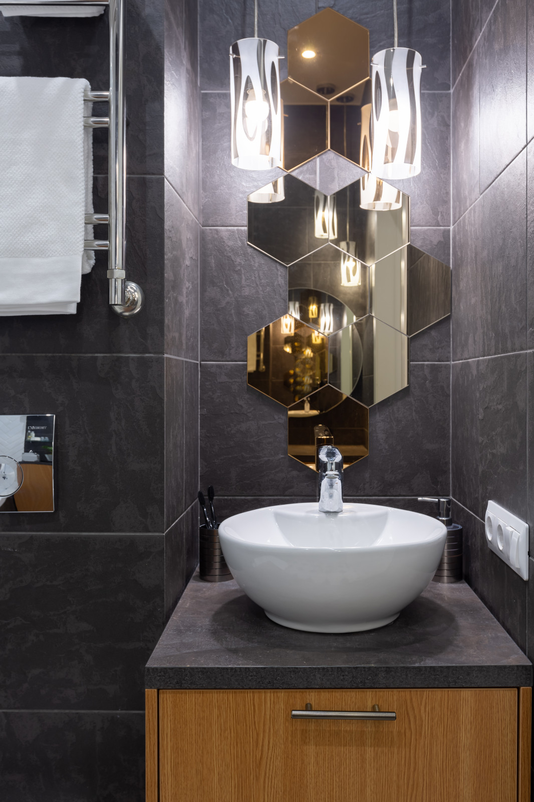 Дизайн-проект квартиры в ЖК "Новый Оккервиль" Минимализм с яркими акцентами 36м2