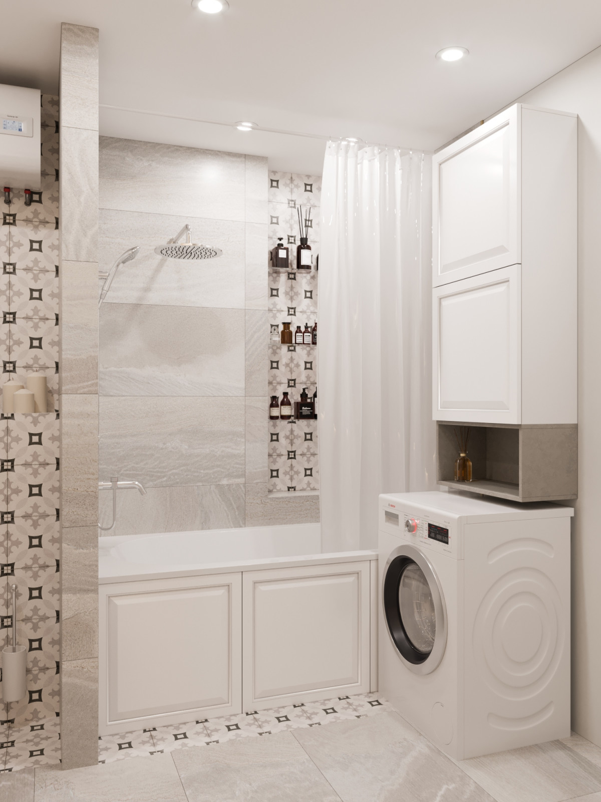 Интерьер квартиры на Туристской ул. - "Springflat" (57,8 кв.м.)