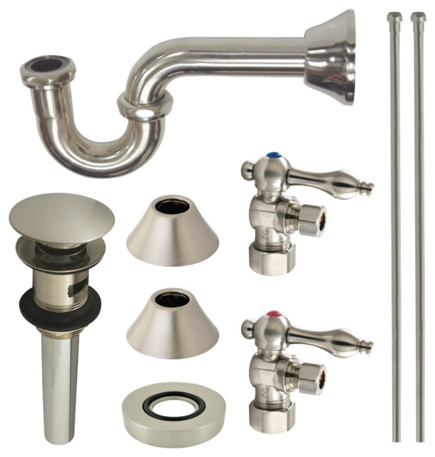 CC53308VOKB30 Traditional Plumbing Sink Trim Kit With P-Trap and Drain ...