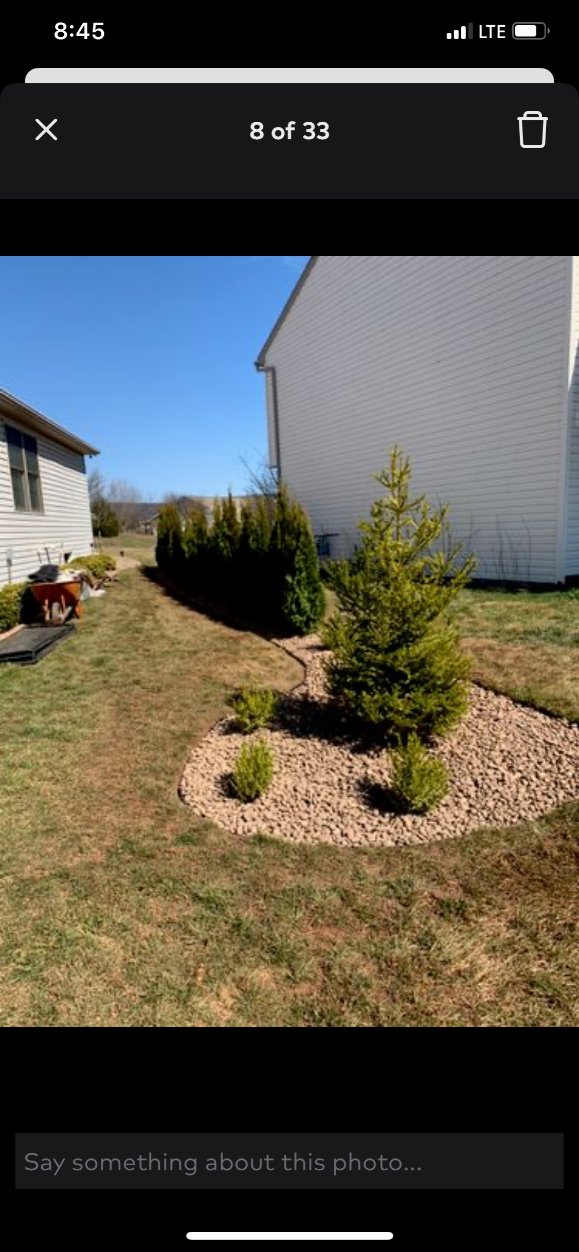 Landscaping projects