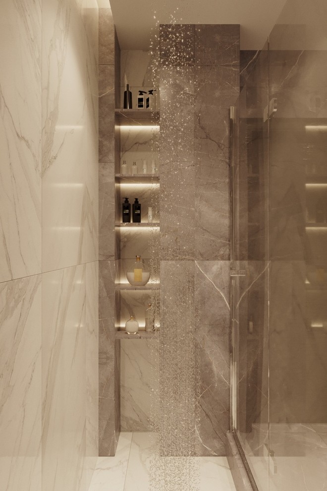 Дизайн - проект двухуровневой 4 к.кв 100 м2 в ЖК "Изумрудный"