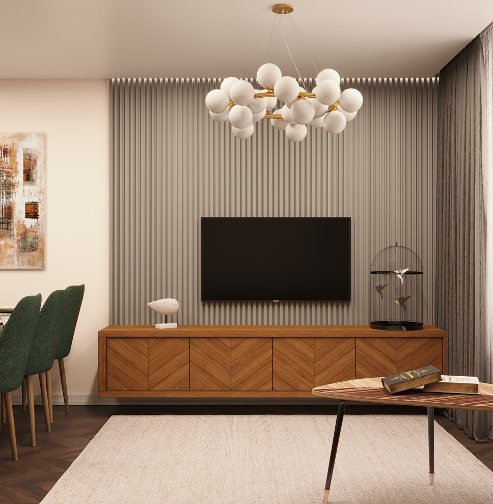 Дизайн проект 4-х комнатной квартиры, 117 кв.м