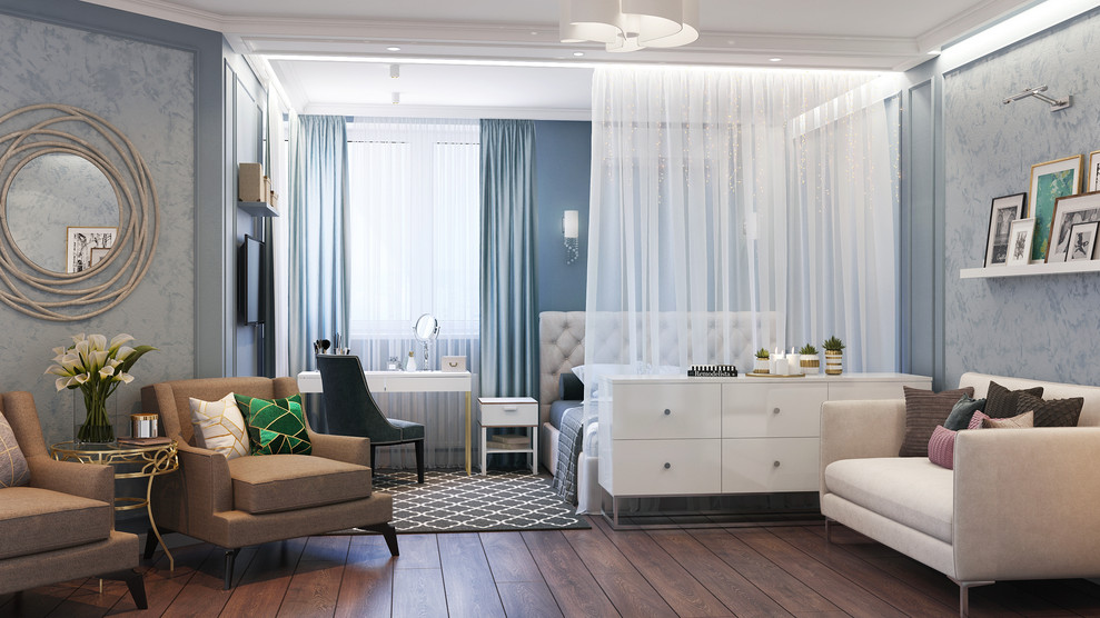 Квартира-студия, 54 кв.м, ЖК "Три капитана"