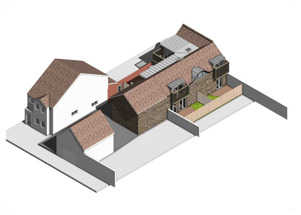 Conversion of existing building into 2 no. residential dwellings