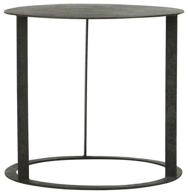 Kalil Side Table Distressed Black Kalil Side Table Distressed Black