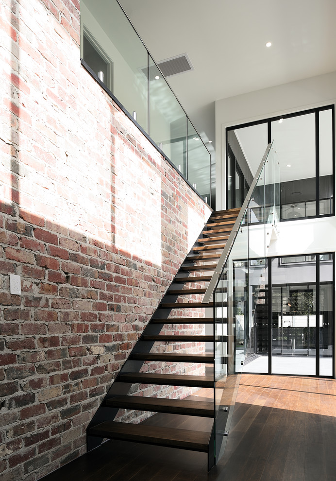 Design ideas for a large contemporary staircase in Brisbane.