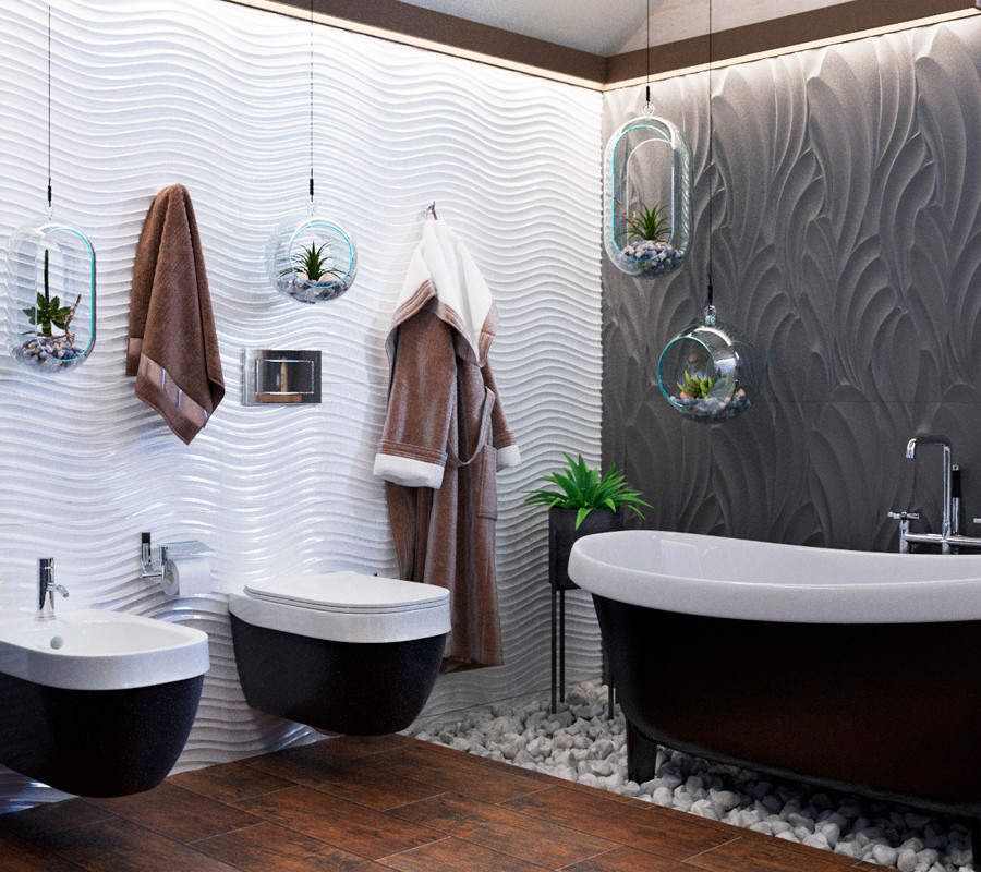 ПРОЕКТ ИНТЕРЬЕРА ДОМА НА ЧЕРНОЙ РЕЧКЕ во Владивостоке)