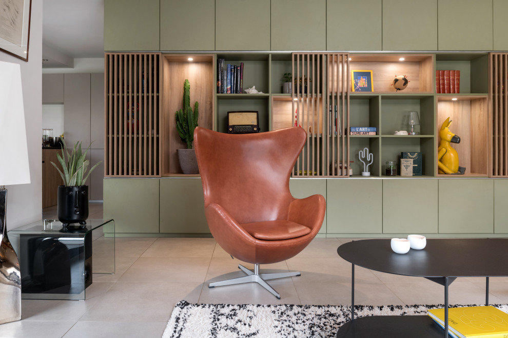 Inspiration for a modern living room in Lyon.