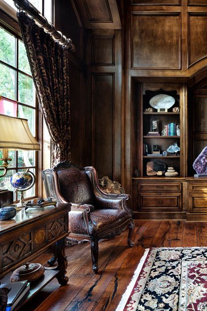 English Manor Traditional Home Office Houston By