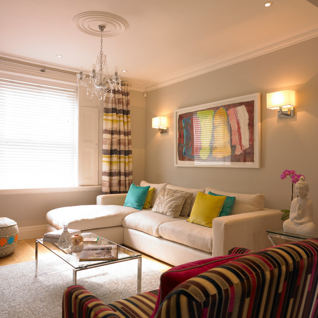 Victorian Terrace House Contemporary Living Room