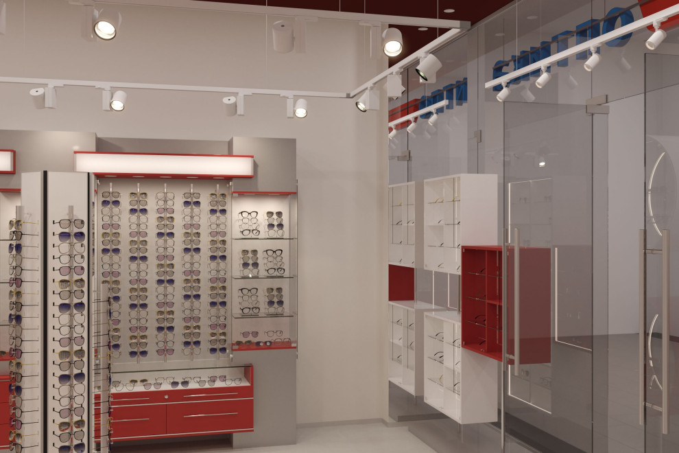 Интерьер салона оптика