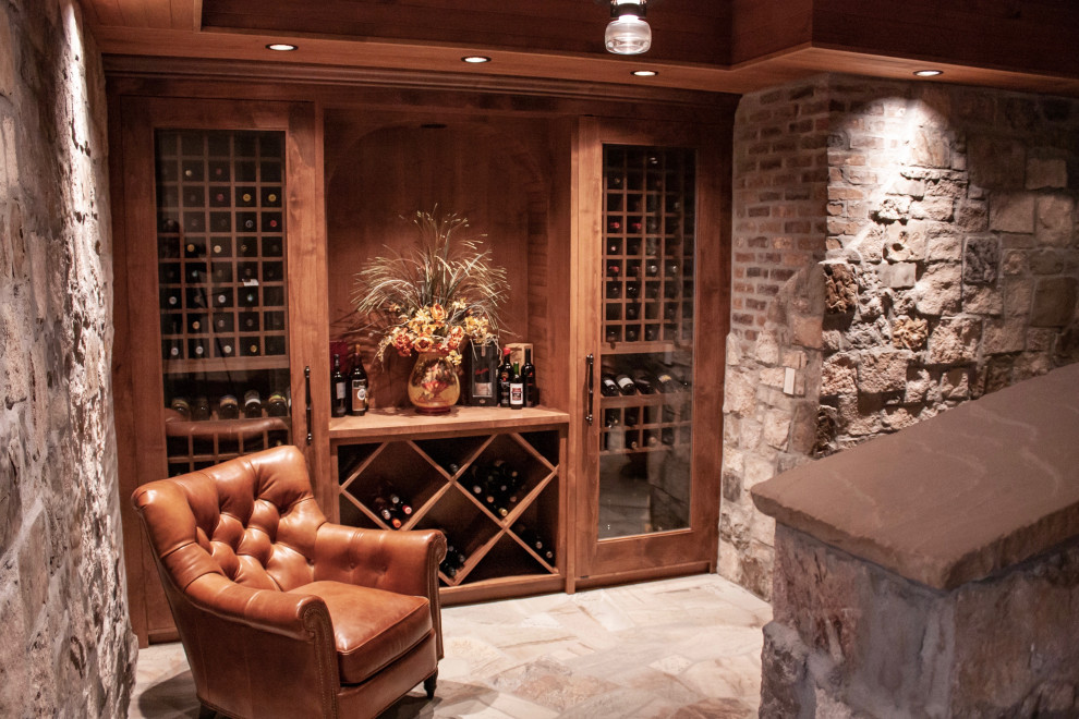 Wine cellar - rustic wine cellar idea