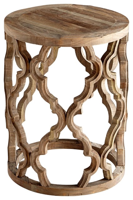 Cyan Design Sirah Side Table 18 Inch Diameter Wood Cyan Design Sirah Side Table 18 Inch Diameter Wood Mediterranean Tables And End By Hedgele