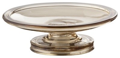 Threshold Antique Glass Soap Dish, Gray