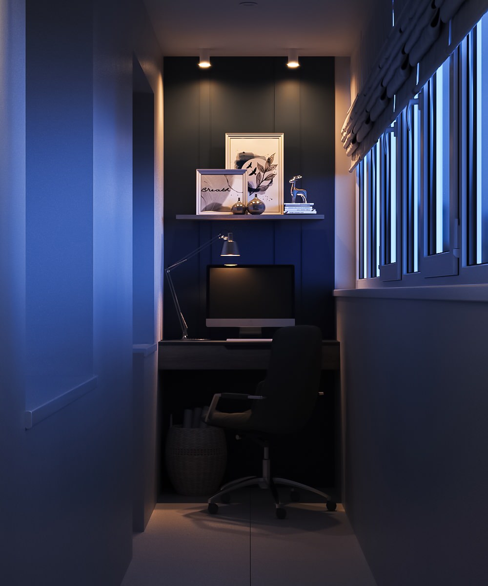 Лоджия в современном стиле