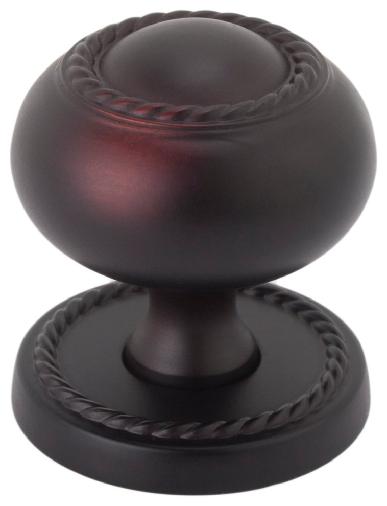 Weslock WH-9161 9160 1-1/4" Round Traditional Rope Trim Cabinet - Oil Rubbed