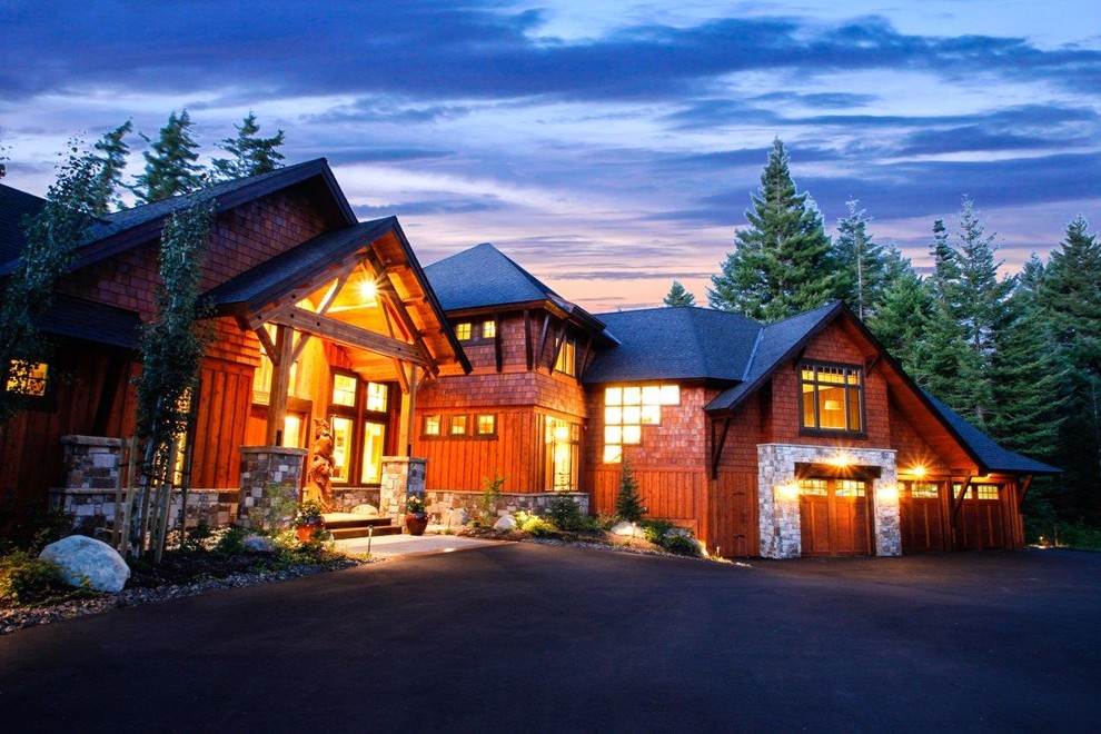Suncadia Tumble Creek Home Rustic Exterior Seattle by