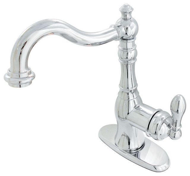 Gourmetier GSY7735ACL Single-Handle Kitchen Faucet, Polished Chrome